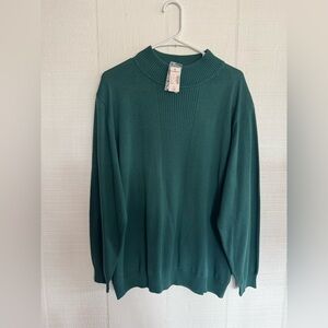 Dress Barn Green Turtleneck Sweater
